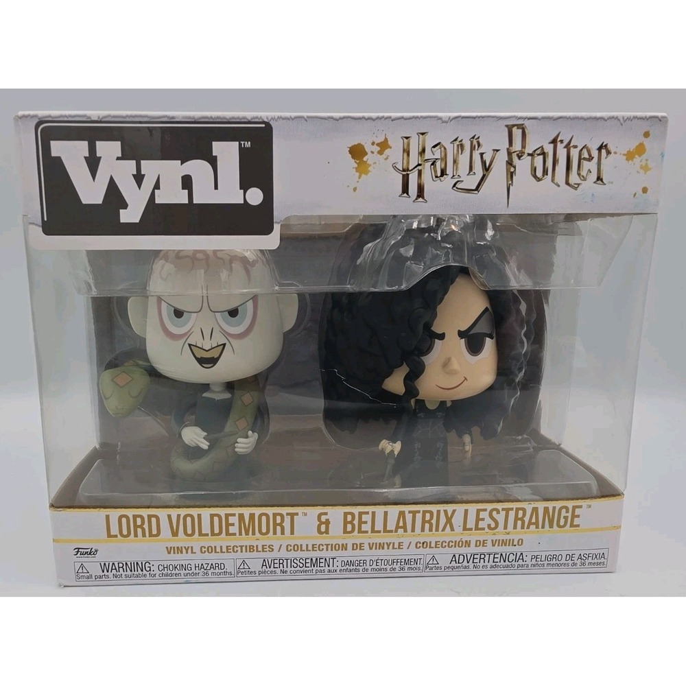 Funko Vynl Harry Potter Lord Voldemort & Bellatrix Lestrange Figure Set 2018